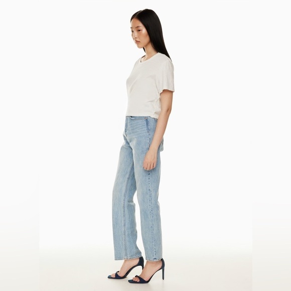 Denim Forum The Joni High Rise Loose Size 26 30L Aritzia #103032 - Picture 3 of 9